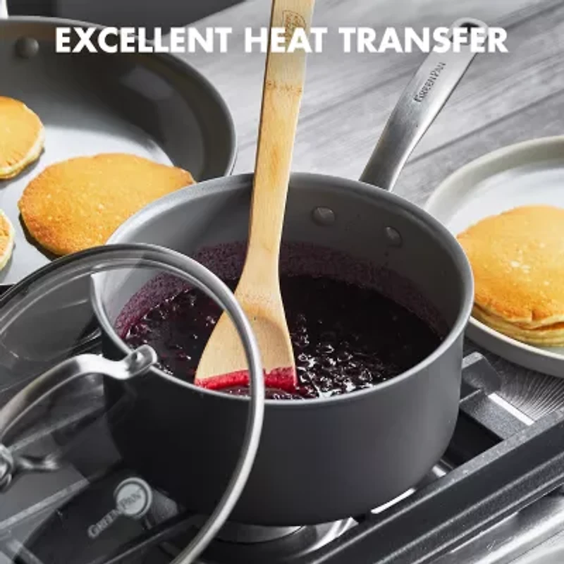 GreenPan Chatham Hard Anodized Ceramic Non-Stick 3-qt. Sauce Pan