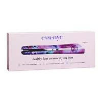 Eva Nyc Floral Frenzy Hair Styling Iron 1" Ceramic Flat Iron