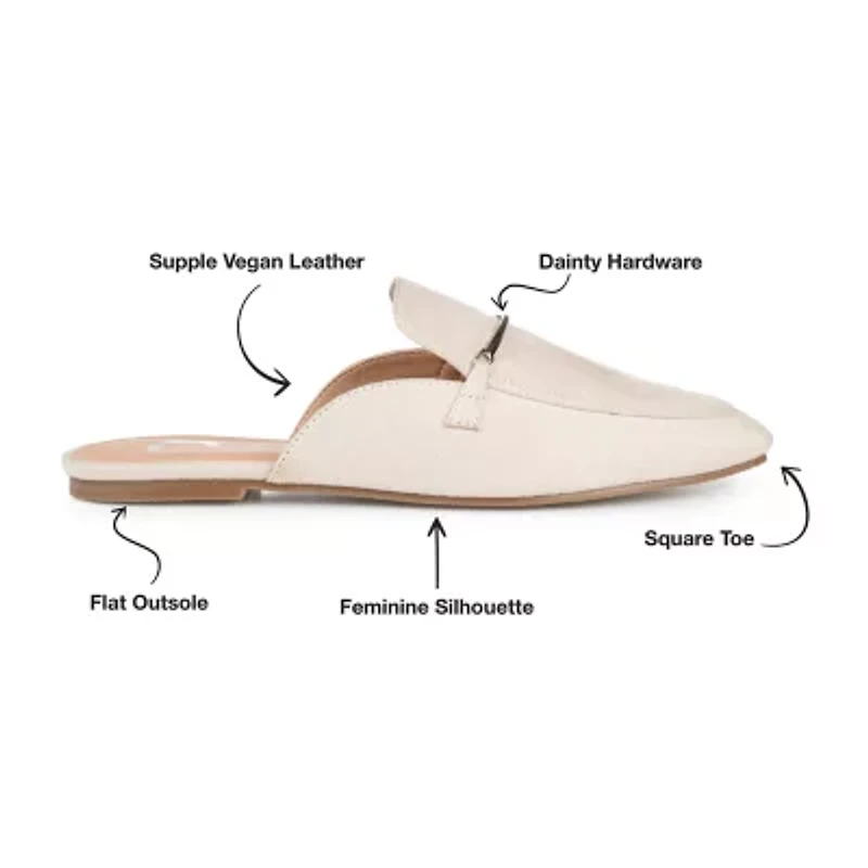 Journee Collection Ameena Womens Round Closed Toe Mules