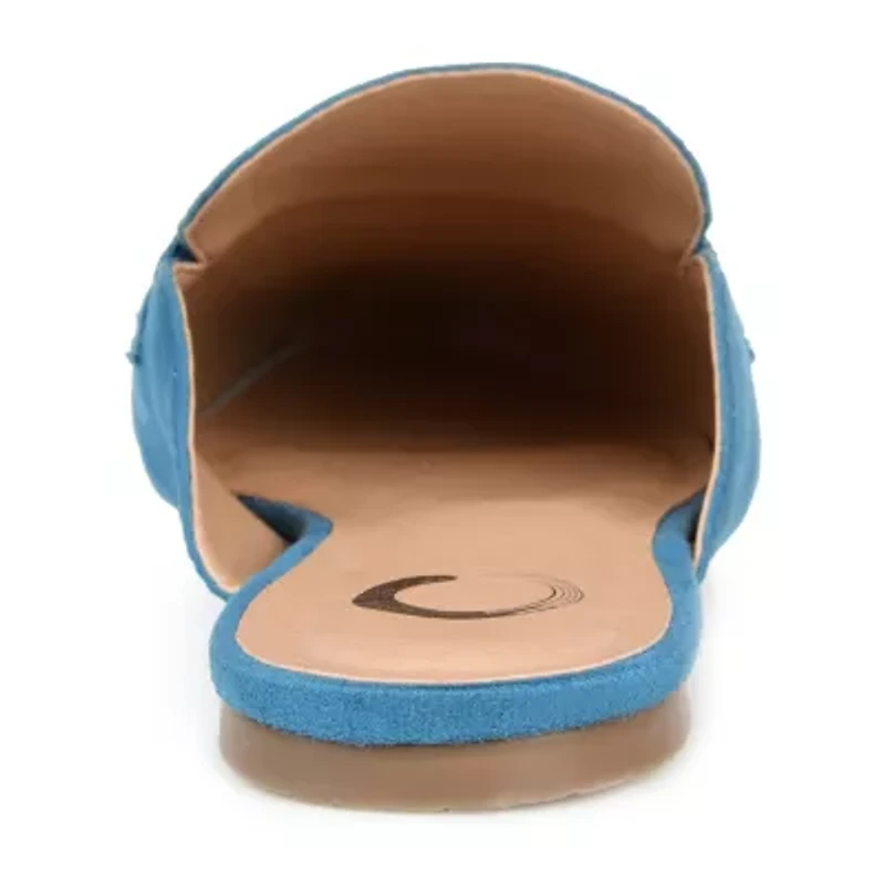 Journee Collection Ameena Womens Round Closed Toe Mules
