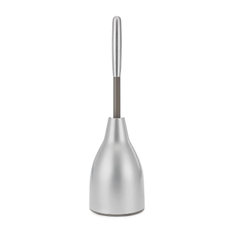 Polder Stainless Steel Plunger Toilet Bowl Brush