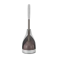 Polder Stainless Steel Plunger Toilet Bowl Brush