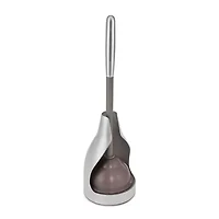 Polder Stainless Steel Plunger Toilet Bowl Brush