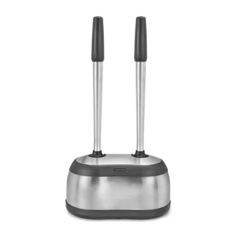 Polder Dual Bath Caddy Combo Plunger & Toilet Bowl Brush