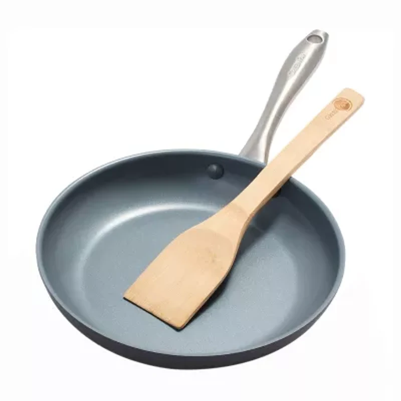GreenPan Lima Hard Anodized Ceramic Non-Stick 10" Open Frypan with Turner Set