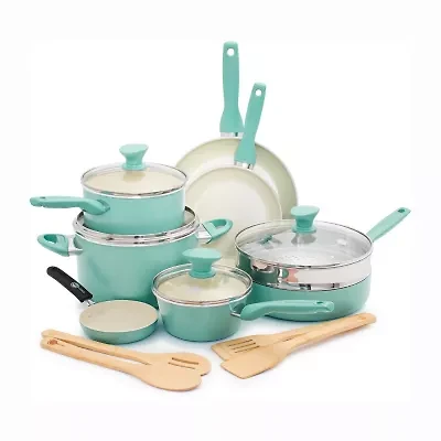GreenPan Rio Healthy Ceramic Non-Stick 16-pc. Cookware Set