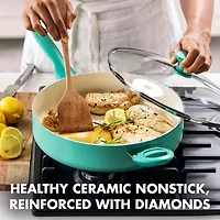 GreenPan Rio Ceramic Non-Stick 5-qt. Saute Pan