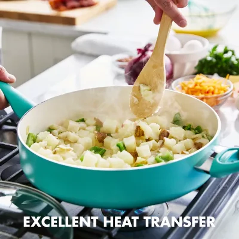 GreenPan Rio Ceramic Non-Stick 5-qt. Saute Pan