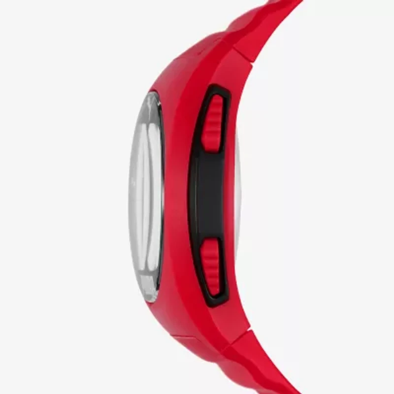 PUMA Mens Digital Red Strap Watch P6014