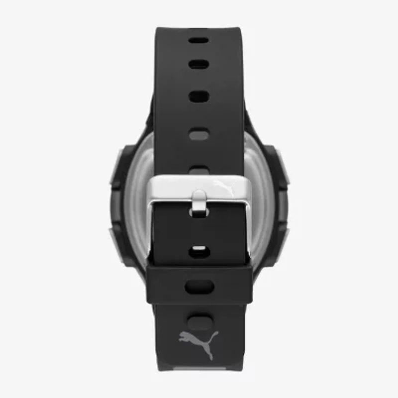 PUMA Mens Digital Black Strap Watch P6032