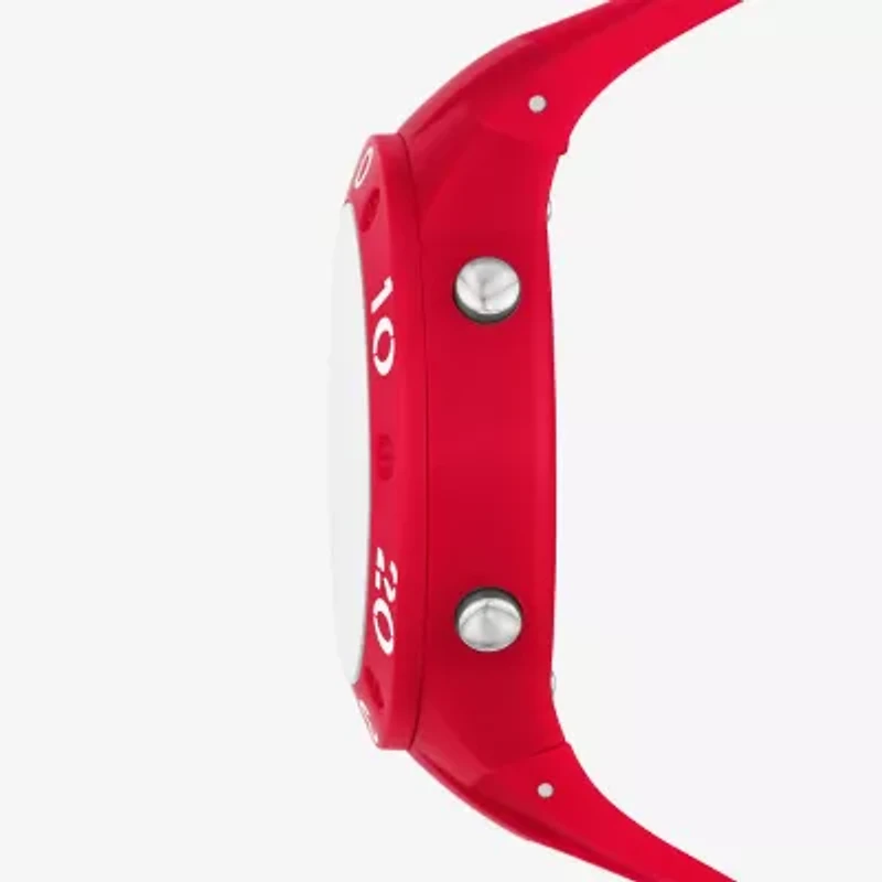 PUMA Mens Digital Red Strap Watch P6037