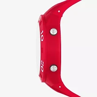 PUMA Mens Digital Red Strap Watch P6037