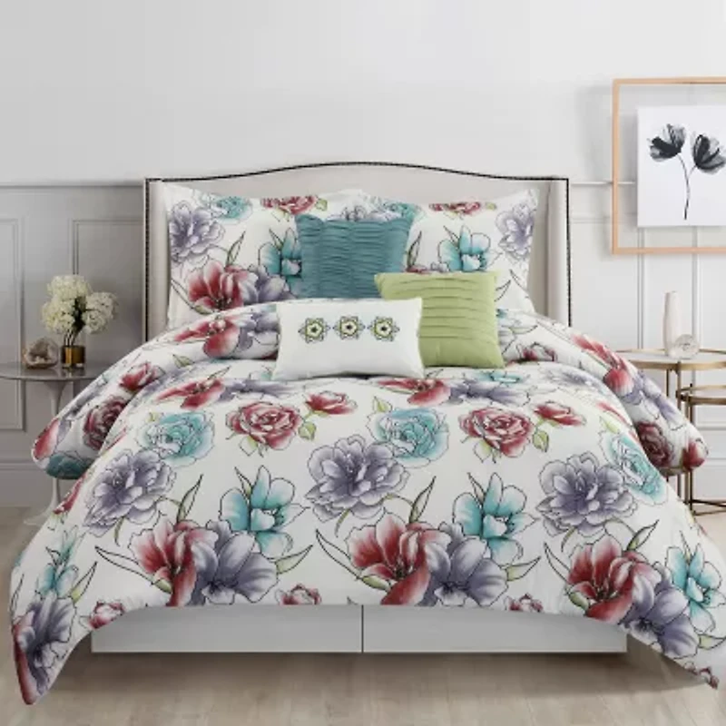 Stratford Park Adelia 7pc Midweight Comforter Set