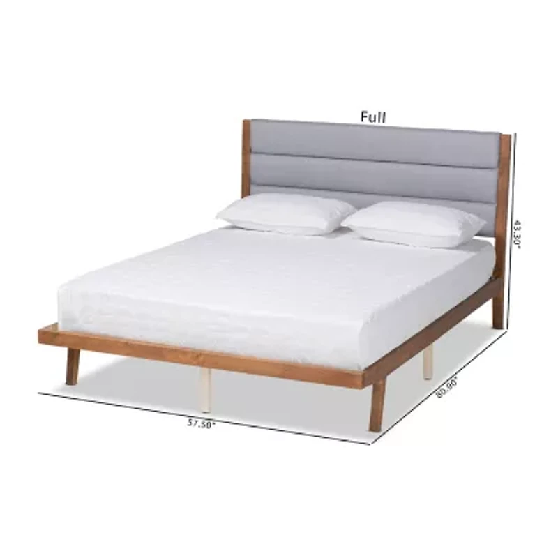 Jarlan Upholstered Rectangle Bed