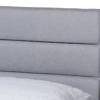 Jarlan Upholstered Rectangle Bed