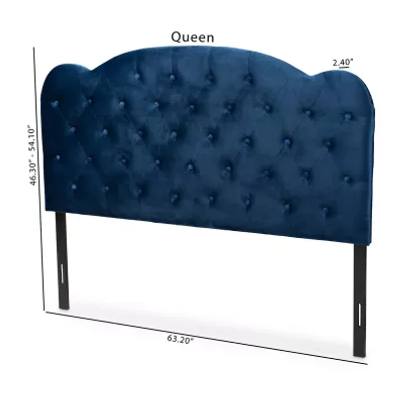 Clovis Wooden Upholstered Headboard
