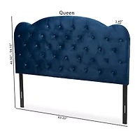 Clovis Wooden Upholstered Headboard
