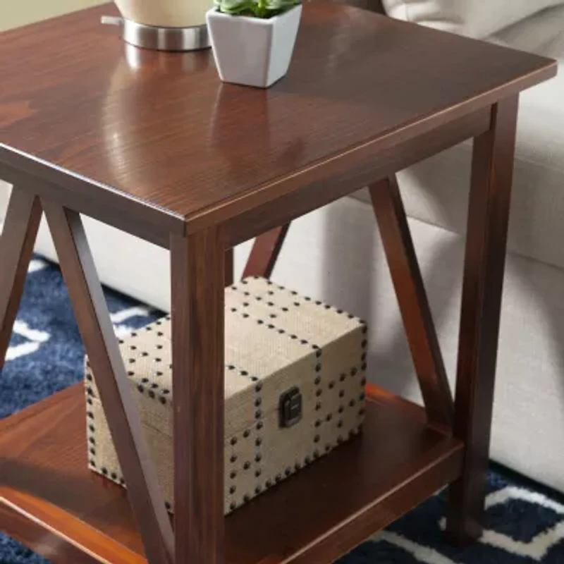 Titian Square End Table