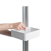 Sharper Image SpaStudio Hook Modular Shower Caddy Adjustable 4 Tier Design with Customizable Fit and Storage