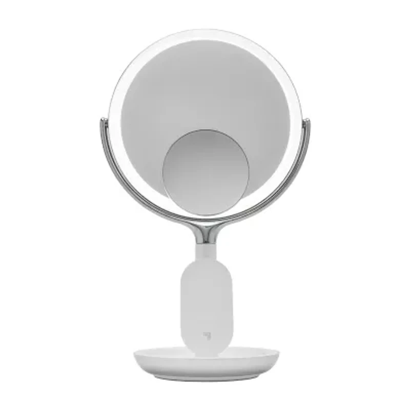 Sharper Image SpaStudio Vanity 8-Inch Mirror With Qi Wireless Charging
