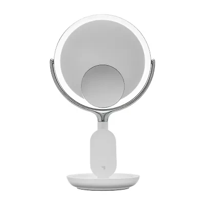 Sharper Image SpaStudio Vanity 8-Inch Mirror With Qi Wireless Charging