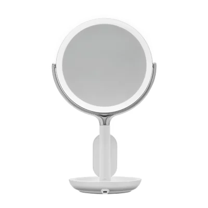 Sharper Image SpaStudio Vanity 8-Inch Mirror With Qi Wireless Charging