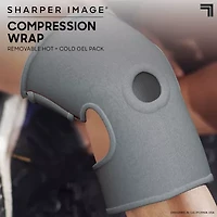 Sharper Image Compression Wrap With Removable Hot and Cold Gel Pack