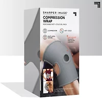 Sharper Image Compression Wrap With Removable Hot and Cold Gel Pack