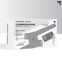 Sharper Image Compression Wrap With Removable Hot and Cold Gel Pack