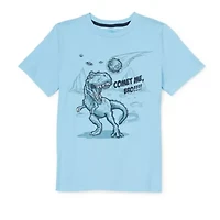 Thereabouts Little & Big Boys Crew Neck Short Sleeve Graphic T-Shirt
