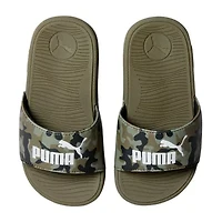 PUMA Little & Big Kid Boys Cool Cat 2.0 Camo Slide Sandals