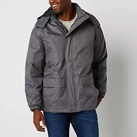 Victory Mens Hooded Midweight Big and Tall Overcoat