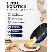 Granitestone Charleston Collection Hammered 10" Non-Stick Frying Pan