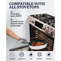 Granitestone Charleston Collection Hammered 12' Non-Stick Frying Pan