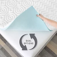 Bodipedic Home 3-Inch Reversible Dual Sided Memory Foam Mattress Topper
