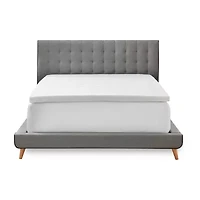 Bodipedic Home 2-Inch Gel-Infused Memory Foam Mattress Topper With Circular-Knit Cover