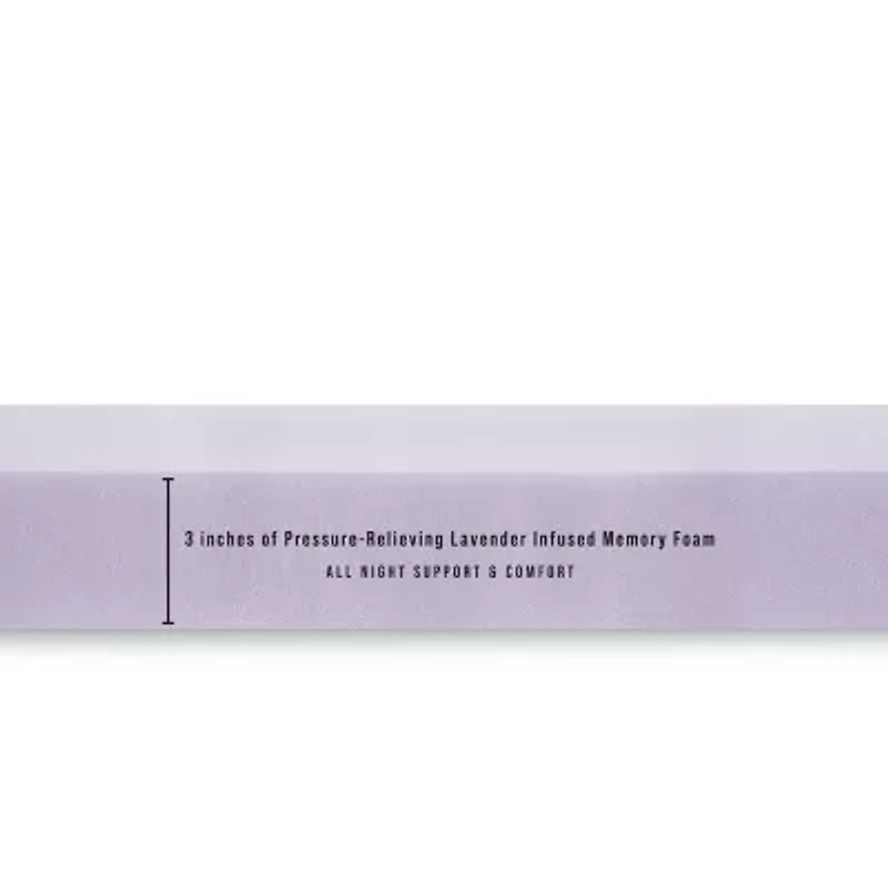 Bodipedic Home 3-Inch Lavender Infused Memory Foam Mattress Topper