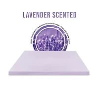 Bodipedic Home 3-Inch Lavender Infused Memory Foam Mattress Topper