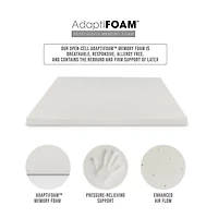 Bodipedic Home 3-Inch Adaptifoam Responsive Memory Foam Mattress Topper