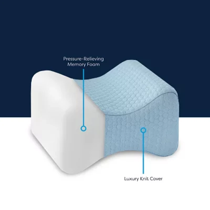 Bodipedic Home Knee Support Memory Foam Accessory Pillow