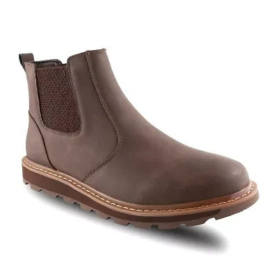 Deer Stags Mens Jameson\N Flat Heel Chelsea Boots