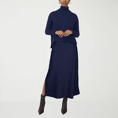 Sam And Jess Womens Long Sleeve Sweater Dress Set