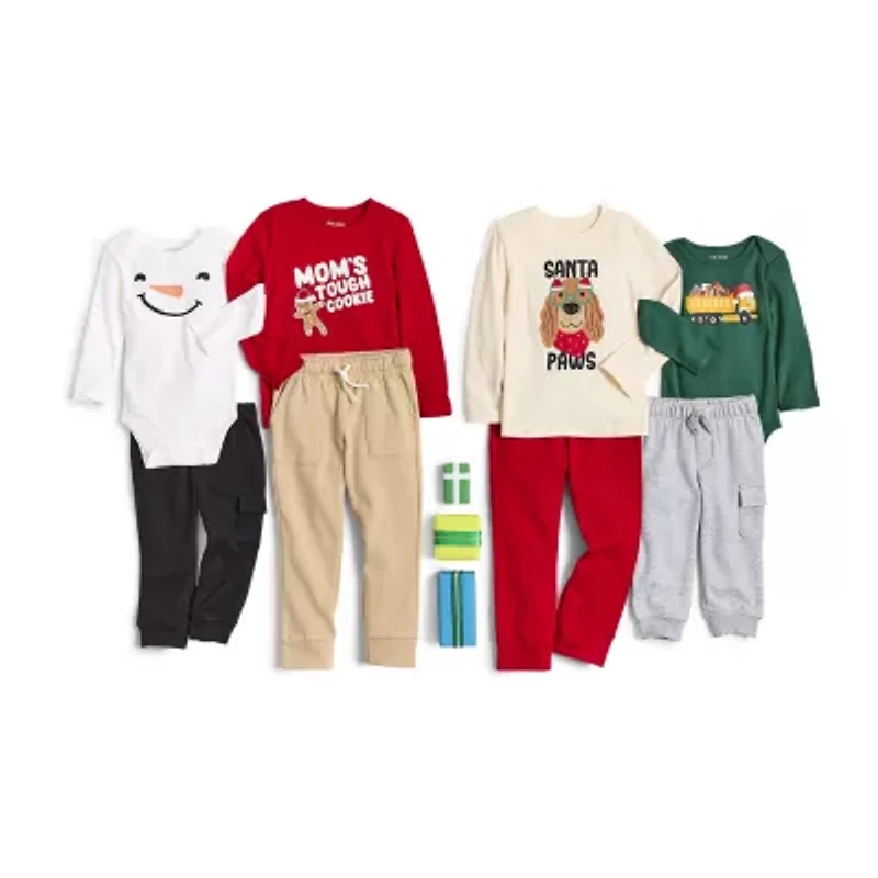 Okie Dokie Baby Boys Cuffed Regular Fit Jogger Pant