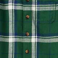 Okie Dokie Toddler & Little Boys Long Sleeve Regular Fit Flannel Shirt
