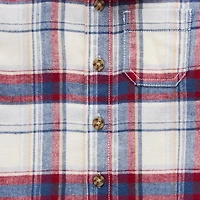 Okie Dokie Toddler & Little Boys Long Sleeve Regular Fit Flannel Shirt