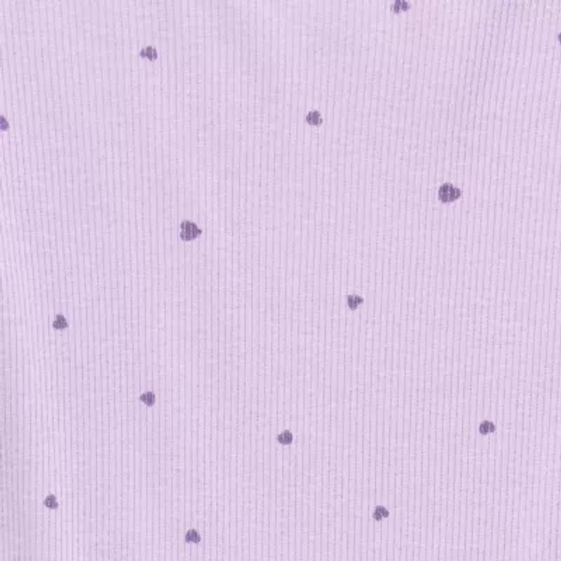 Okie Dokie Toddler & Little Girls Round Neck Long Sleeve T-Shirt