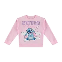 Disney Collection Little & Big Kid Girls Stitch 2-pc. Pant Set