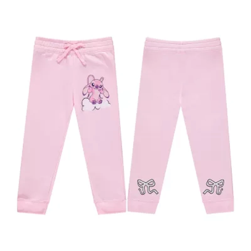 Disney Collection Little & Big Kid Girls Stitch 2-pc. Pant Set
