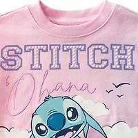 Disney Collection Little & Big Kid Girls Stitch 2-pc. Pant Set