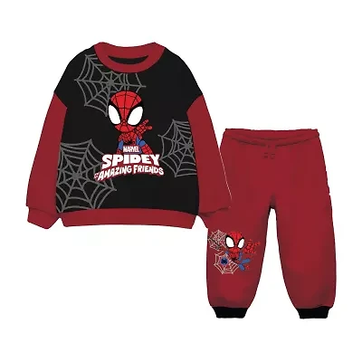Disney Collection Toddler Boys 2-pc. Spiderman Pant Set